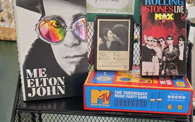 Vintage gear and music memorabilia